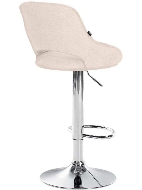 Set 2 scaune de bar Tesatura Milet C, crem