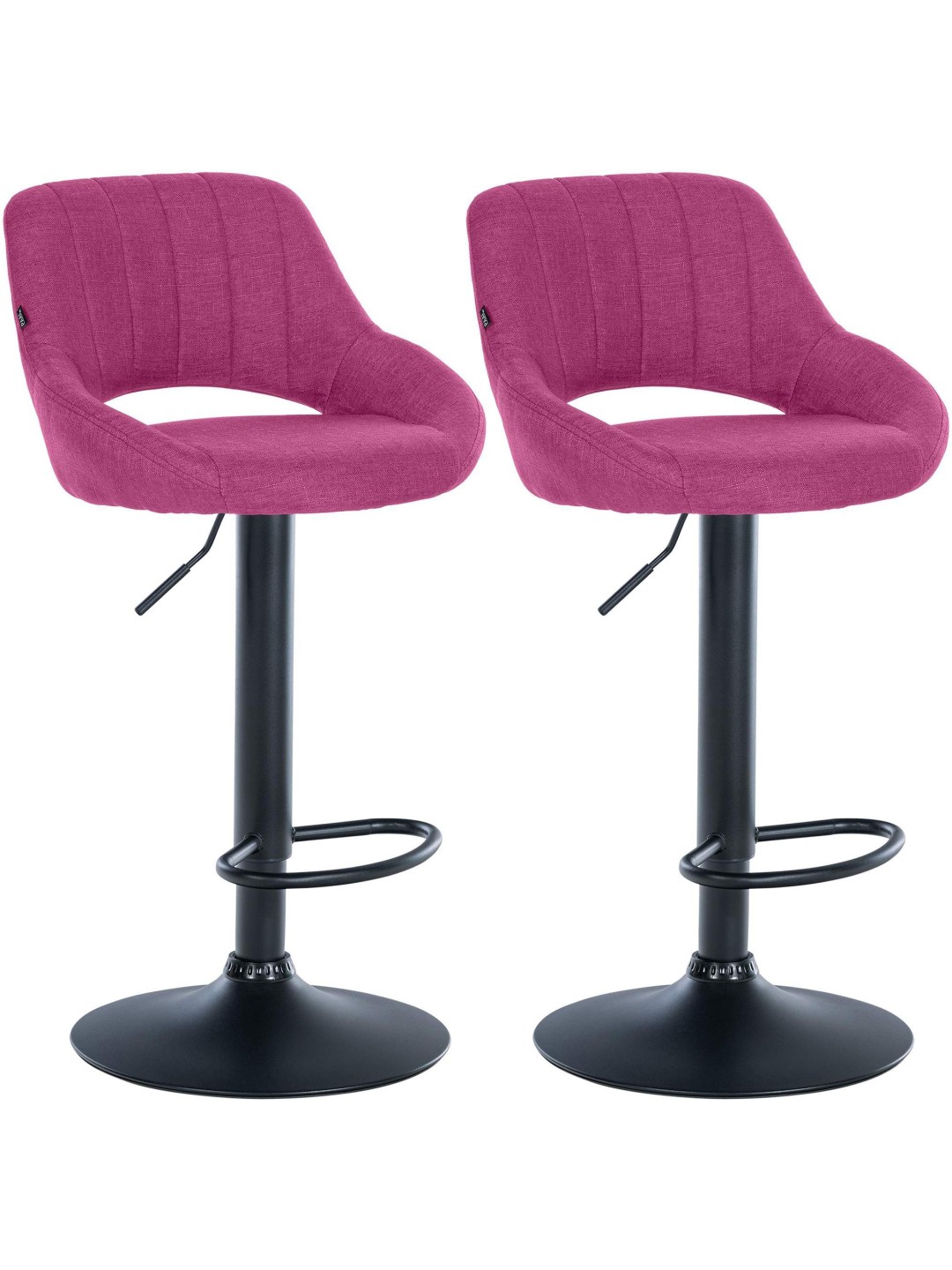 Set 2 taburete de bar Milet material B, lila