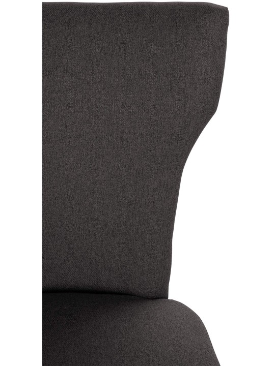 Set 2 scaune de sufragerie tesatura Zadar antic-închis, gri închis