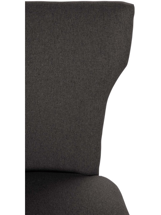 Set 2 scaune de sufragerie tesatura Zadar antic-luminoasa, gri închis