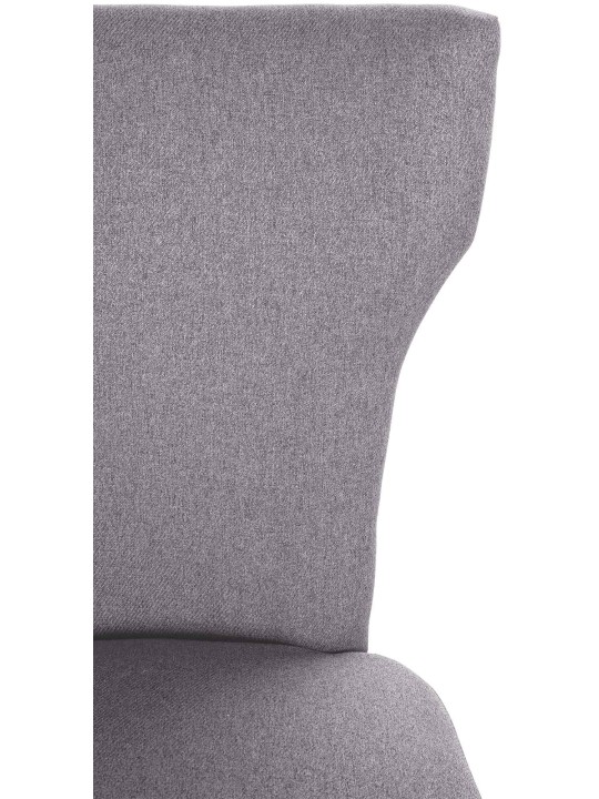 Set 2 scaune de sufragerie tesatura Zadar antic-luminoasa, gri