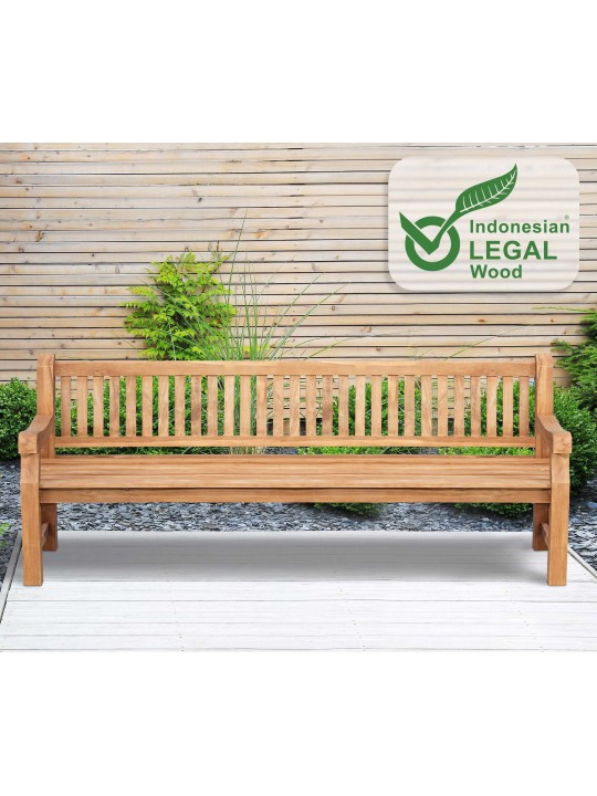 Bancă din tec Jackson V2 240 cm, tec