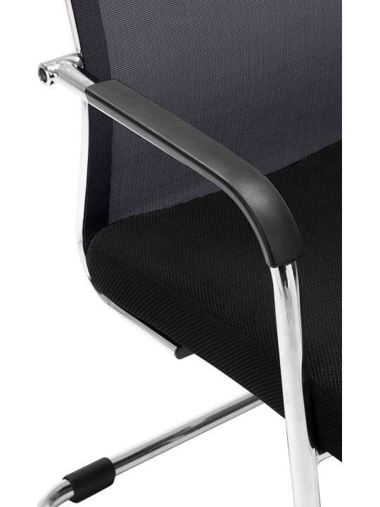 Scaun vizitator Brenda, negru