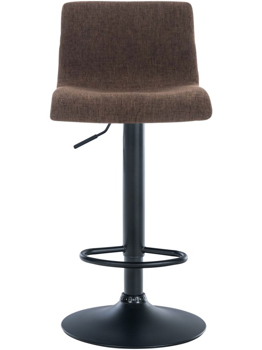 Scaun de bar țesătură Hoover B, maro