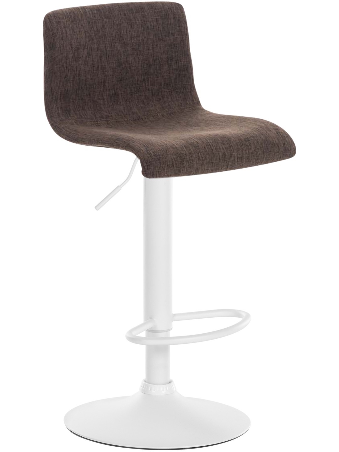 Scaun de bar țesătură Hoover W, maro