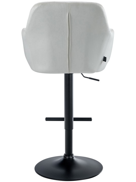 Scaun de bar Natoma catifea, crem