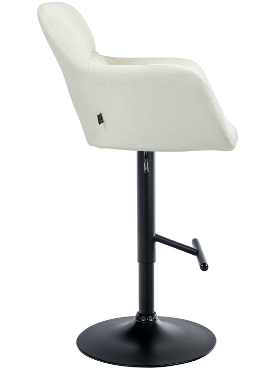 Scaun bar Natoma stofa, crem
