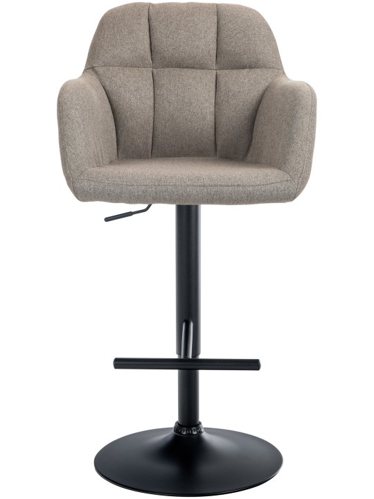 Scaun bar Natoma stofa, taupe