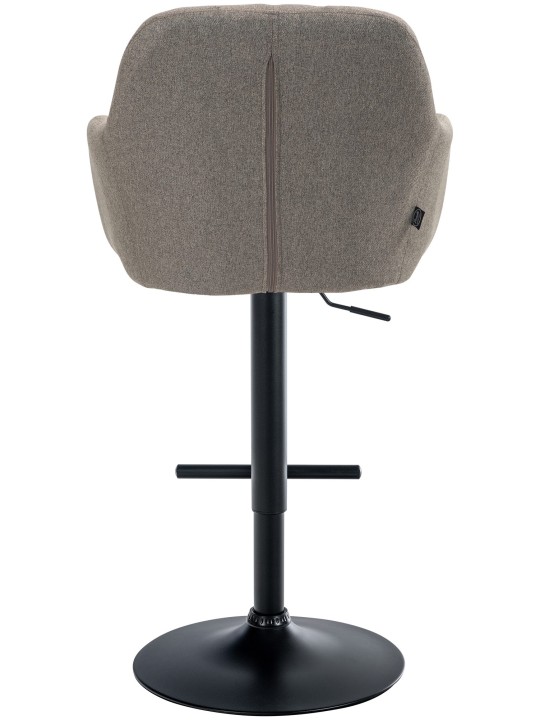 Scaun bar Natoma stofa, taupe