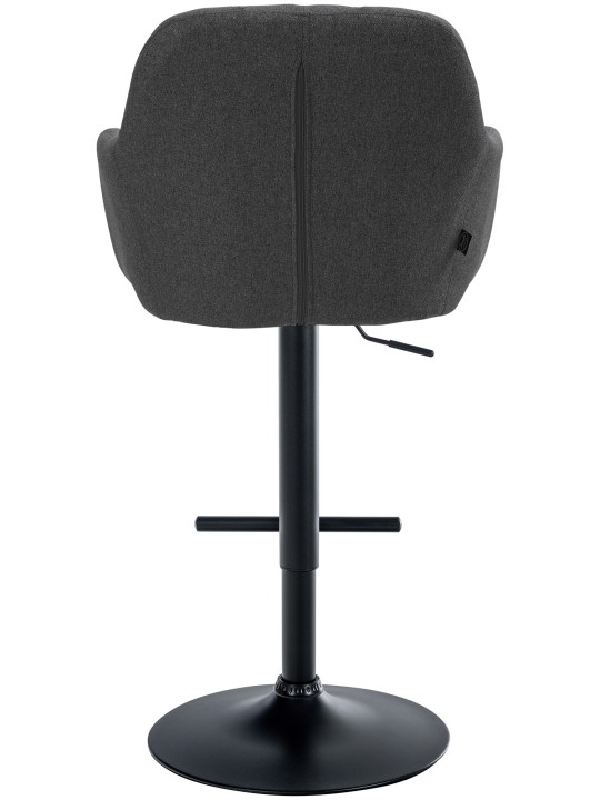 Scaun bar Natoma stofa, gri închis