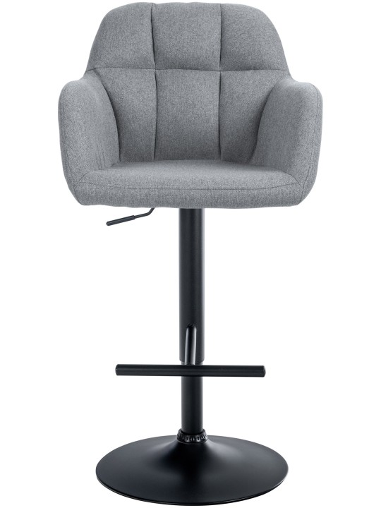 Scaun bar Natoma stofa, gri Scaun bar Natoma stofa, gri