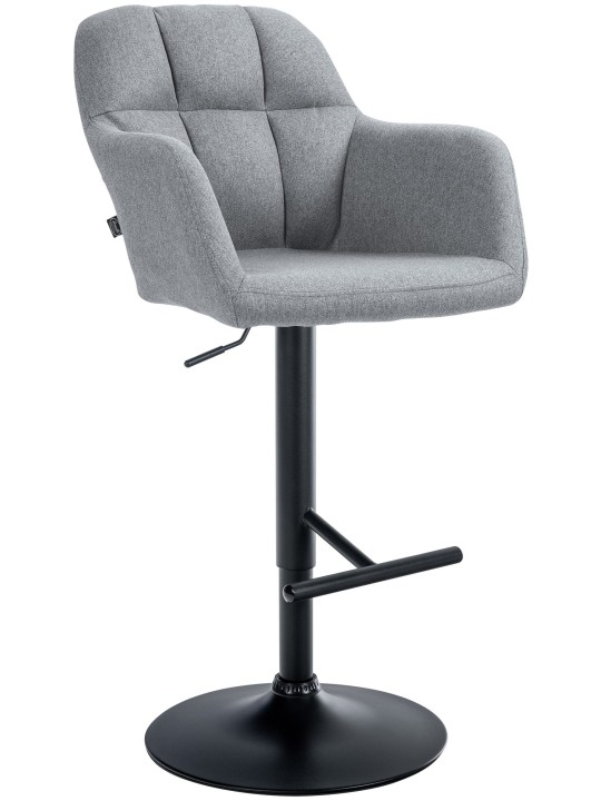 Scaun bar Natoma stofa, gri Scaun bar Natoma stofa, gri