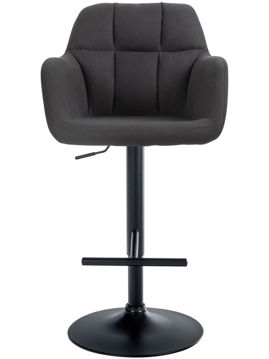 Scaun bar Natoma stofa, negru Scaun bar Natoma stofa, negru