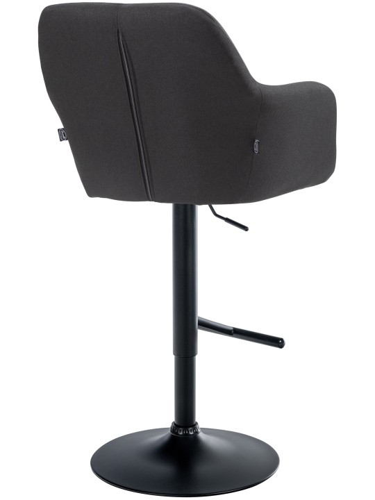 Scaun bar Natoma stofa, negru Scaun bar Natoma stofa, negru