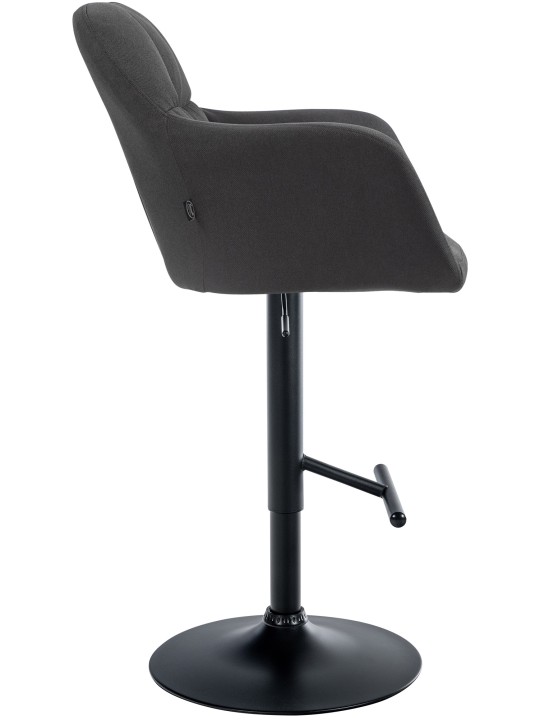 Scaun bar Natoma stofa, negru Scaun bar Natoma stofa, negru