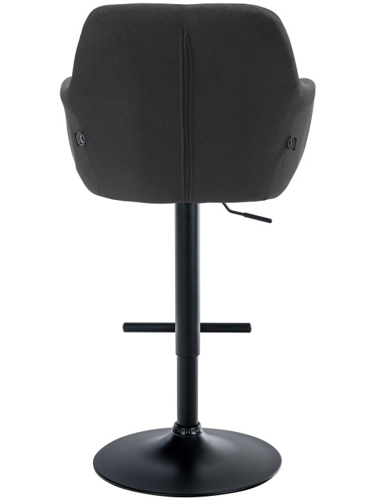 Scaun bar Natoma stofa, negru Scaun bar Natoma stofa, negru