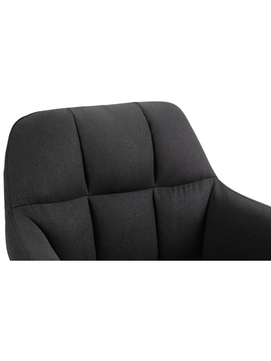 Scaun bar Natoma stofa, negru Scaun bar Natoma stofa, negru