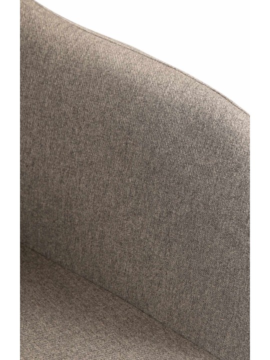 Scaun de bar Natoma stofa crom, taupe