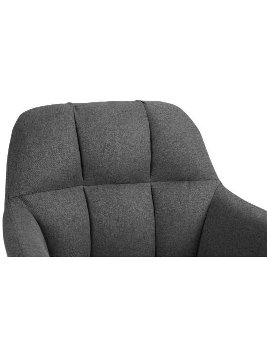 Scaun de bar Natoma stofa crom, gri închis Scaun de bar Natoma stofa crom, gri închis