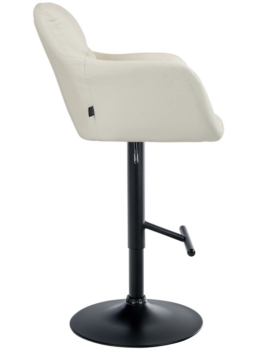 Scaun de bar Natoma imitatie piele, crem Scaun de bar Natoma imitatie piele, crem