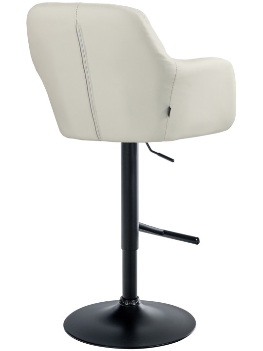 Scaun de bar Natoma imitatie piele, crem Scaun de bar Natoma imitatie piele, crem