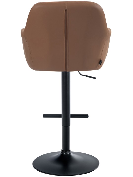 Scaun de bar Natoma imitatie piele, maro deschis Scaun de bar Natoma imitatie piele, maro deschis