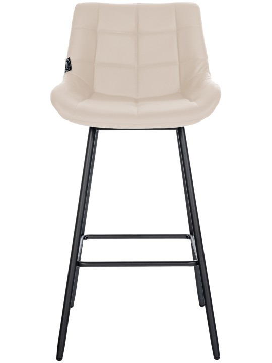 Scaun de bar Weston imitatie piele, crem
