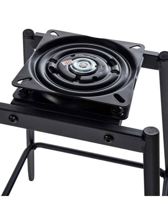 Scaun de bar pivotant Weston din piele artificială, crem Scaun de bar pivotant Weston din piele artificială, crem