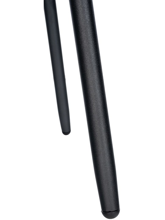 Scaun de bar pivotant Weston, catifea, crem