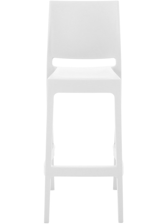 Set 2 scaune de bar Maya, alb