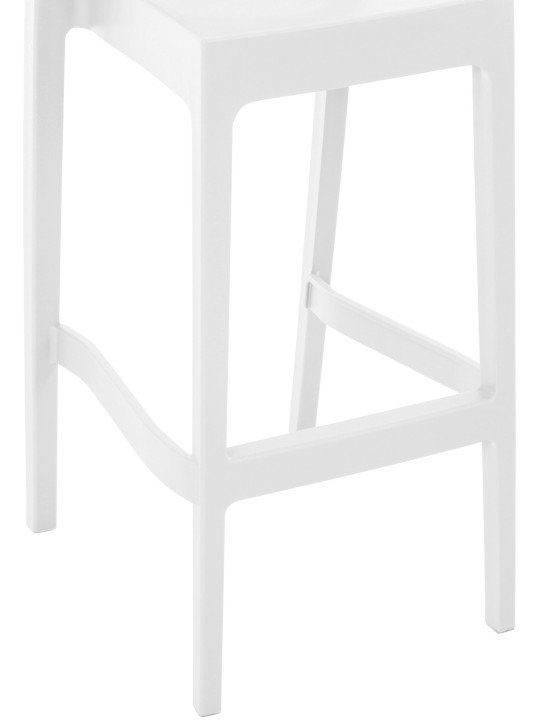 Set 2 scaune de bar Maya, alb