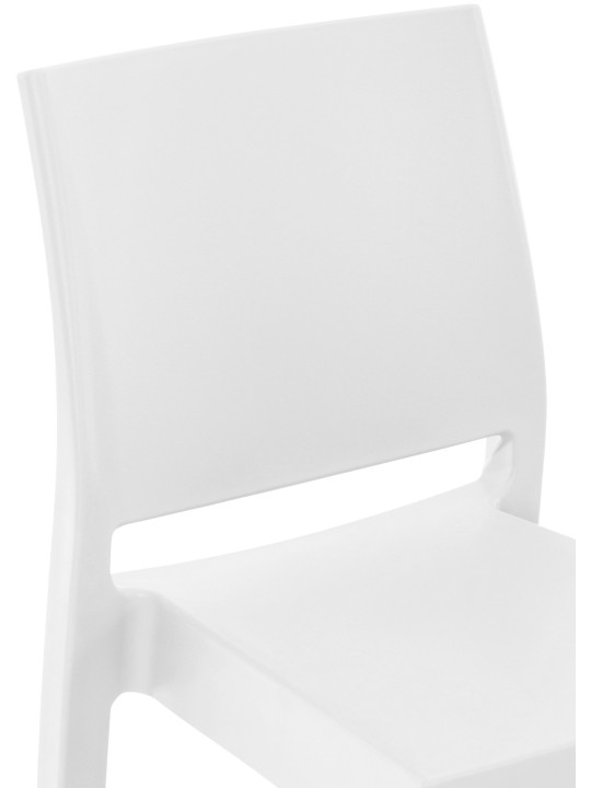 Set 2 scaune de bar Maya, alb