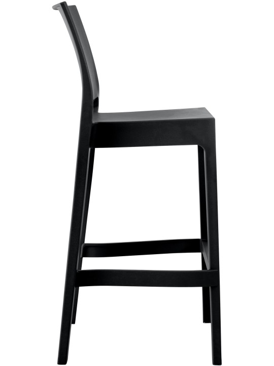 Set 2 scaune de bar Maya, negru