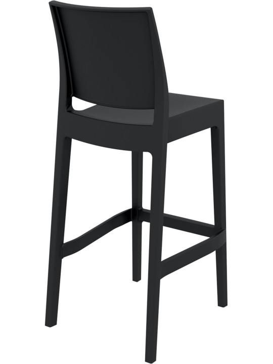 Set 2 scaune de bar Maya, negru