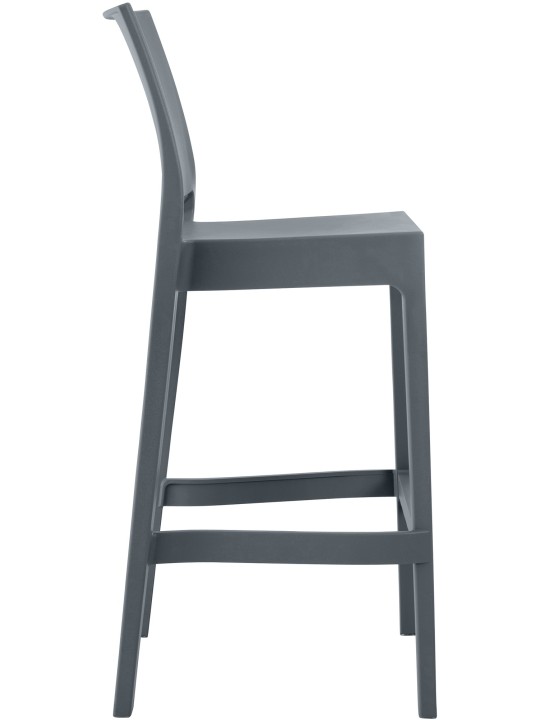 Set 2 scaune de bar Maya, gri închis