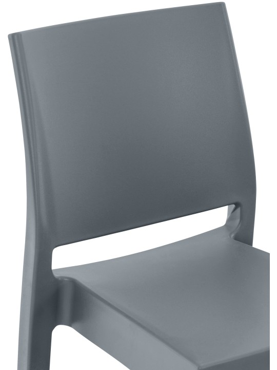 Set 2 scaune de bar Maya, gri închis