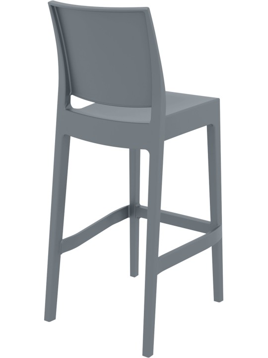 Set 2 scaune de bar Maya, gri închis