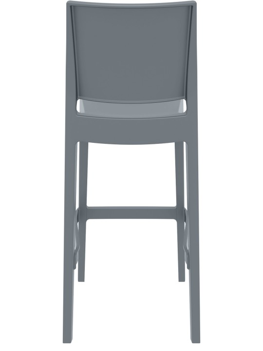 Set 2 scaune de bar Maya, gri închis