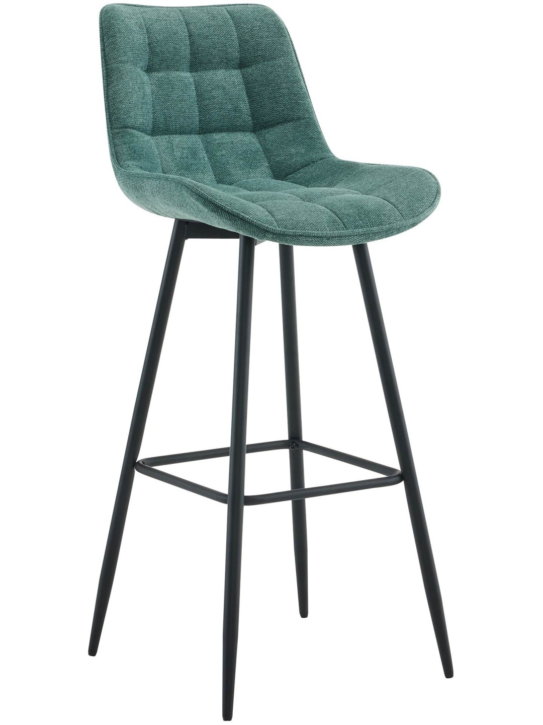Scaun de bar țesătură Dartford, verde