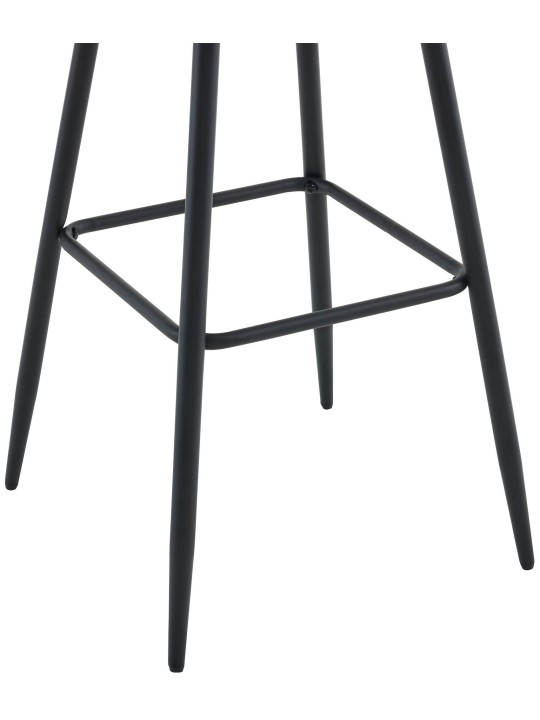 Scaun de bar țesătură Dartford, gri