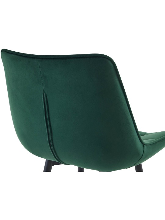 Scaun de bar Dartford catifea, verde