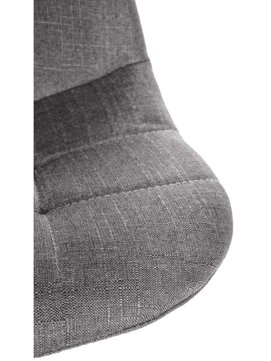 Scaun de bar Elmore material C, gri