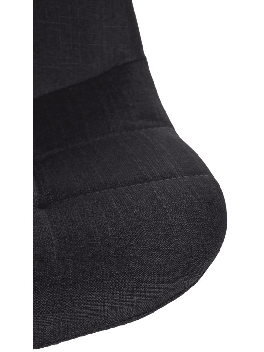 Scaun de bar Elmore material C, negru