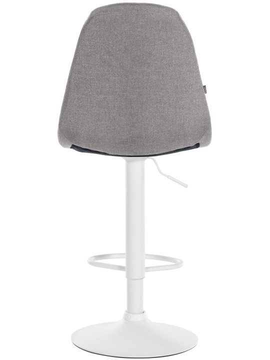 Scaun de bar Elmore stofa W, gri