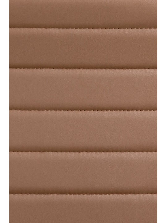 Scaun de birou Havana imitatie piele, maro deschis