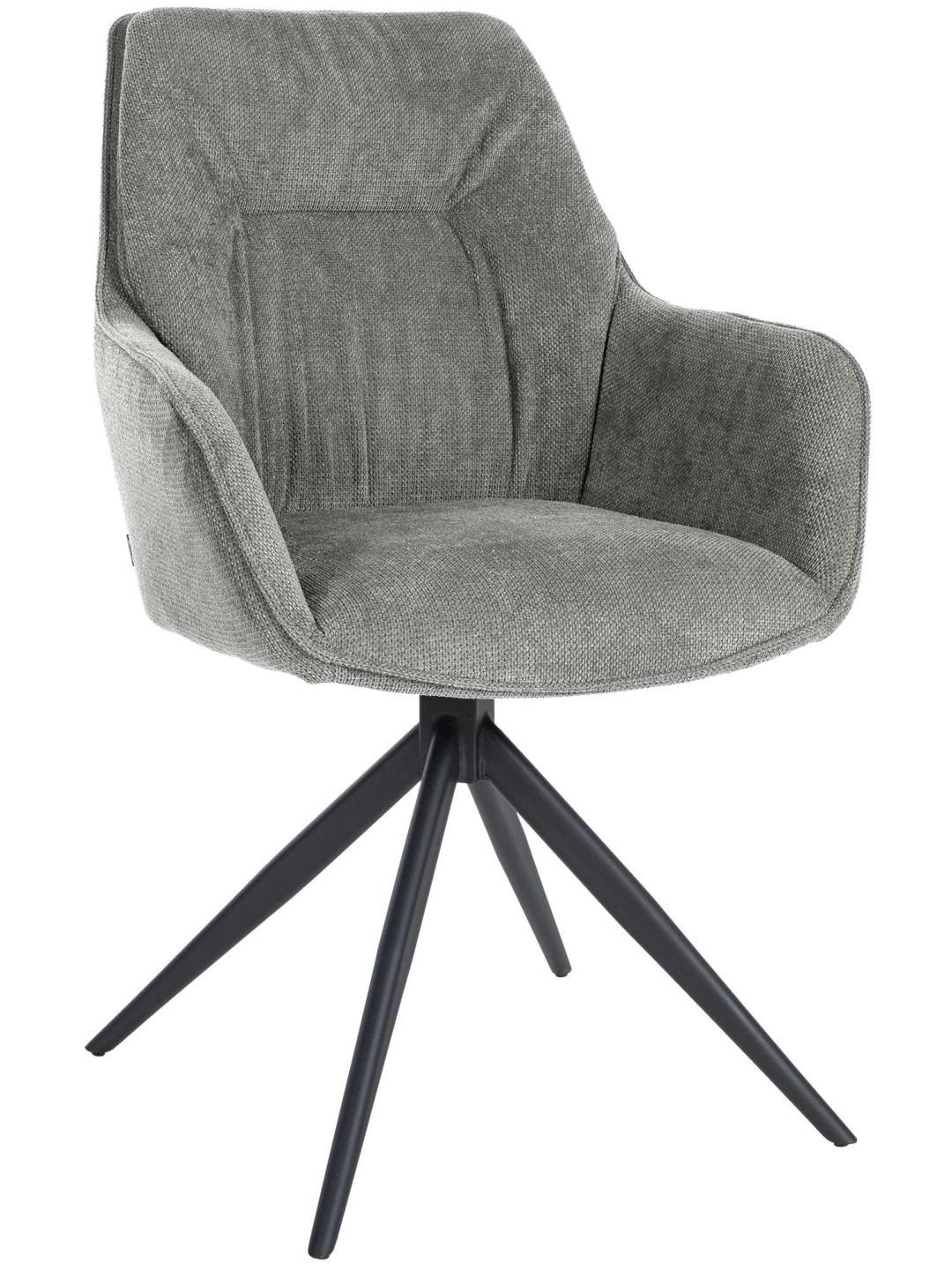 Scaun din țesătură Jules, gri