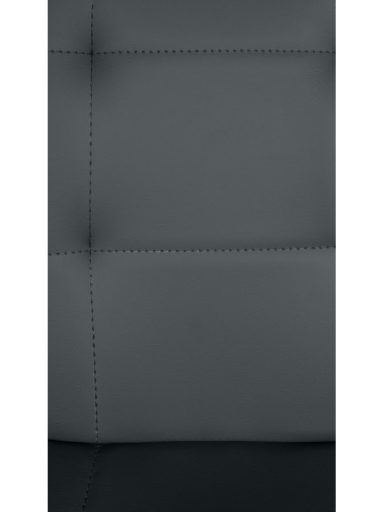 Scaun de bar Elmore imitatie piele C, gri