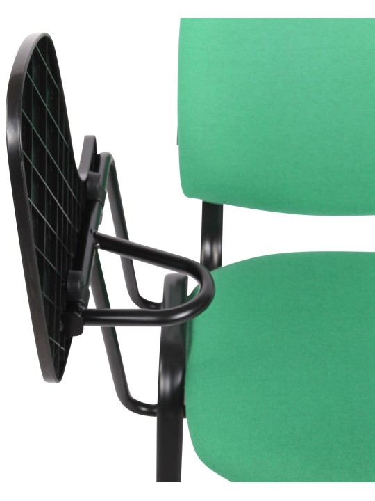 Set de 4 scaune Ken cu material de masă pliabil, verde