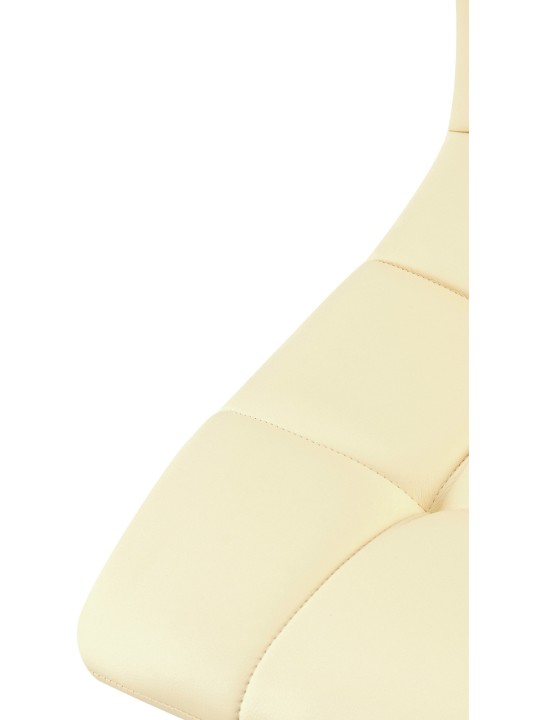 Set 4 scaune din imitatie piele Antibes, crem