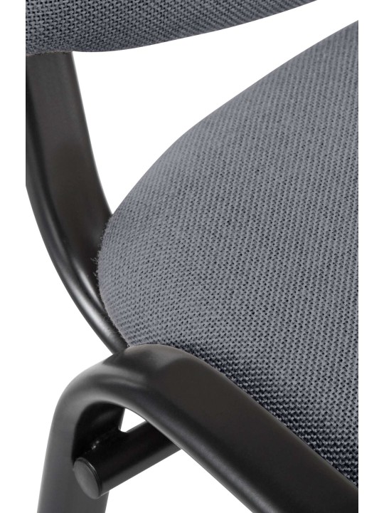 Scaun vizitator Ken material, gri Scaun vizitator Ken material, gri